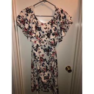 Off shoulder ruched fitted Maternity Dress